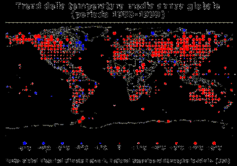 trend temperatura terrestre